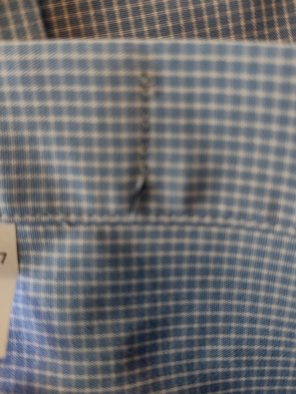 New Jos. A. Bank Light Blue Micro-Check Dress Shirt - Picture 4 of 8